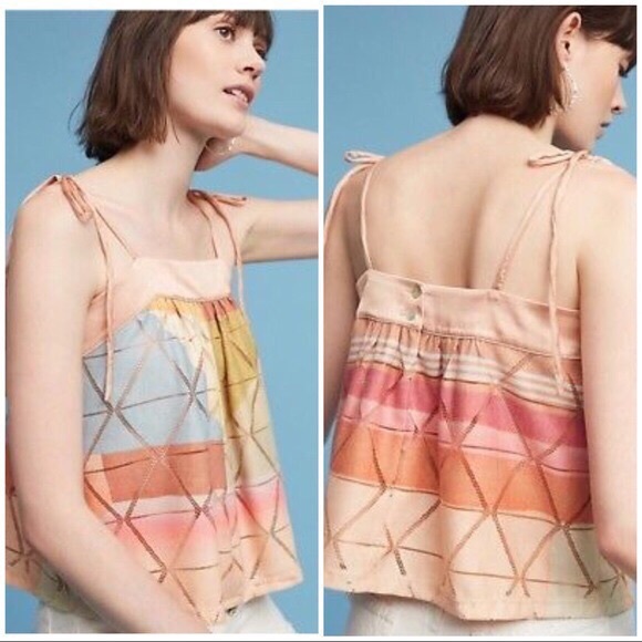 Anthropologie Tops - NWT ANTHROPOLOGIE Akemi + Kin Abstract Geo Blouse